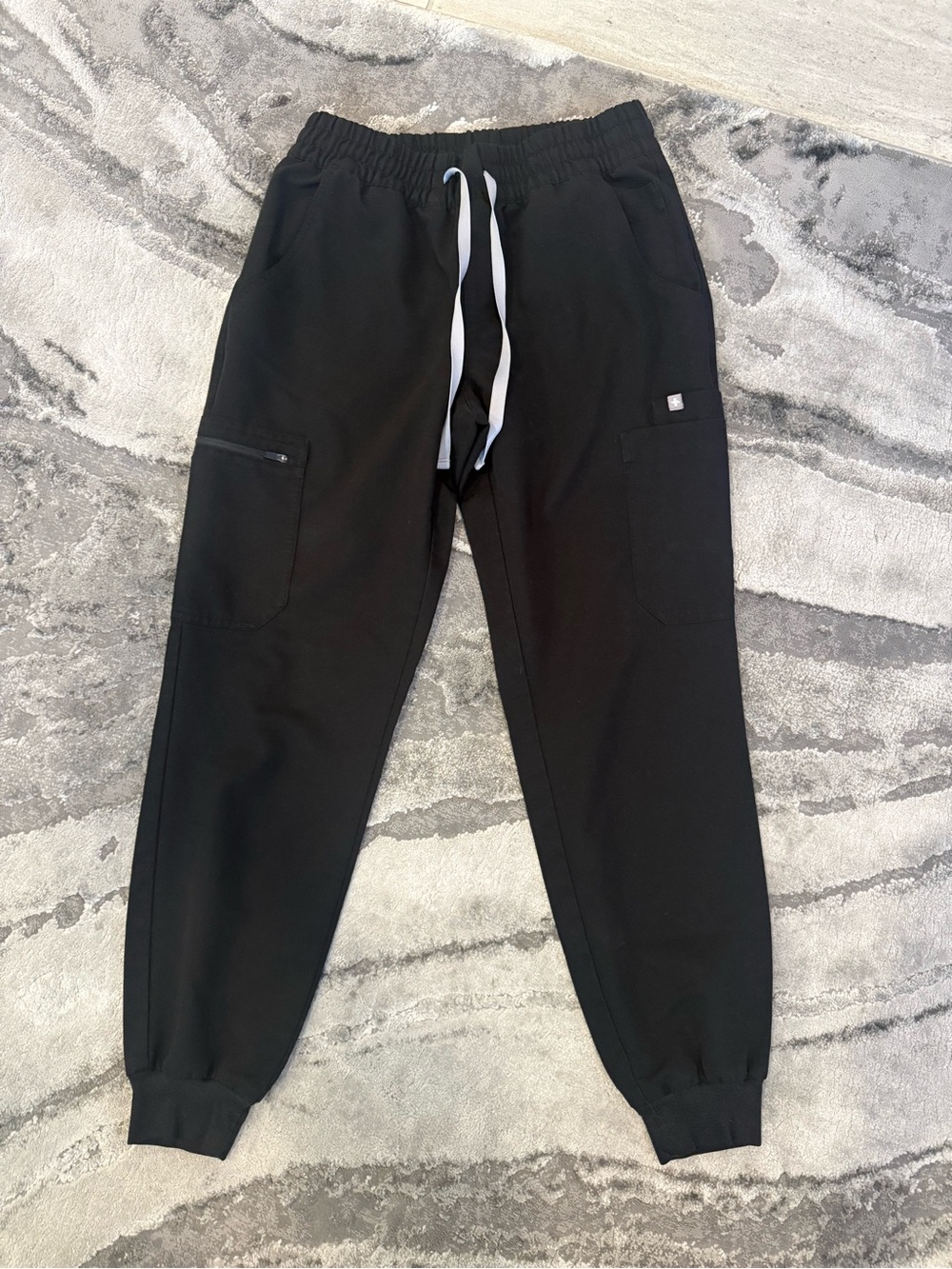 Figs Black Jogger Scrub Pants